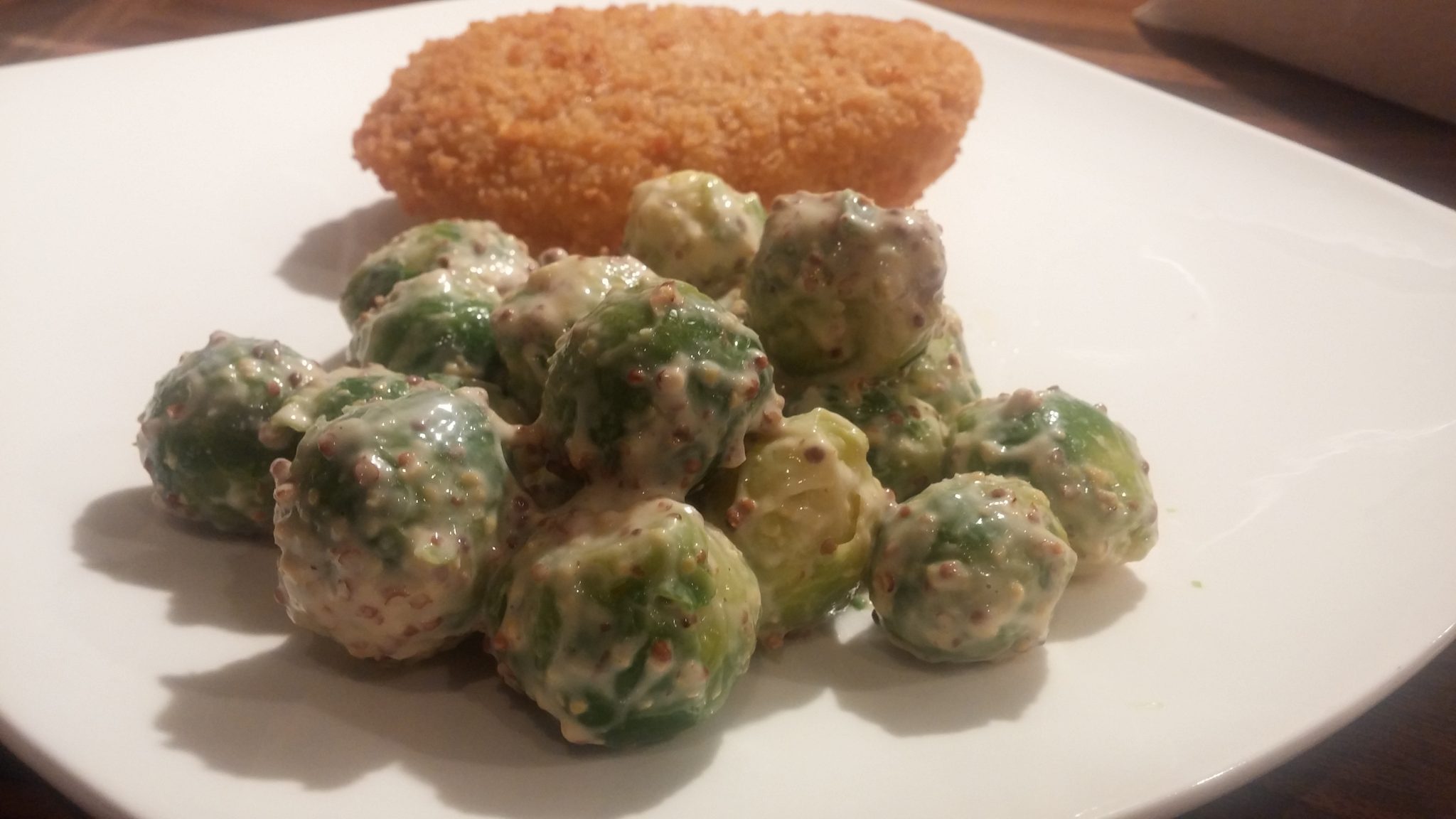 Recipe: Mustard Mayonnaise Brussel Sprouts