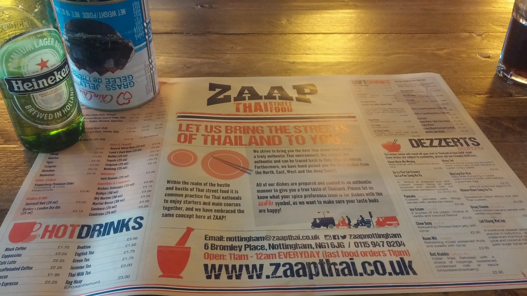 Restaurant Review: Zaap Thai, Bromley Place, Nottingham