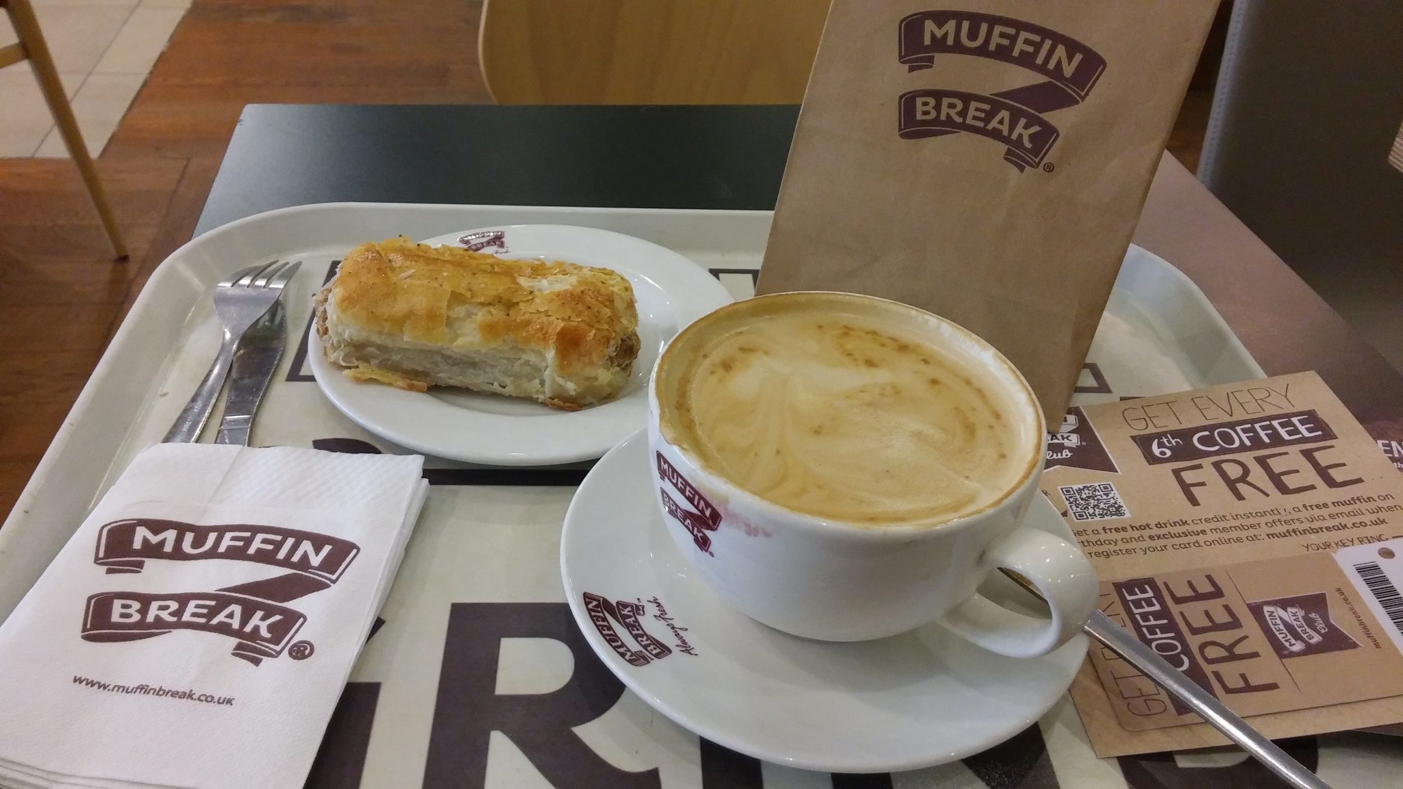 Coffee + Cruffin @Muffin Break, Derby (Intu) = heaven