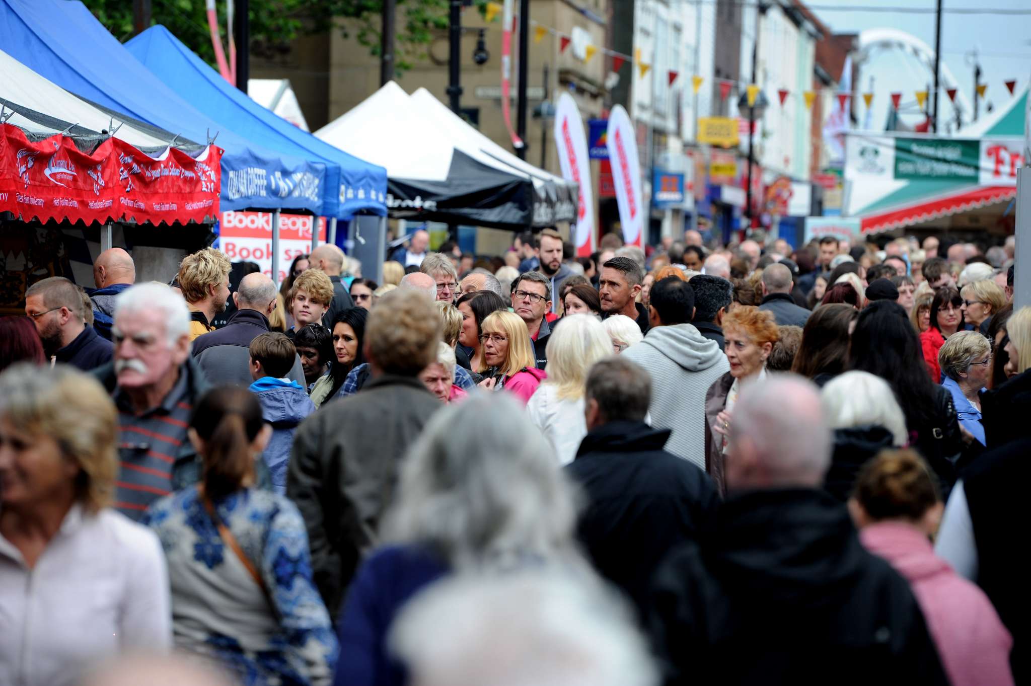 The 10th annual Bolton Food and Drink Festival, Victoria Square, Bolton, Lancashire. Record crowds attended the four day event. Picture by Paul Heyes, Monday August 31, 2015.