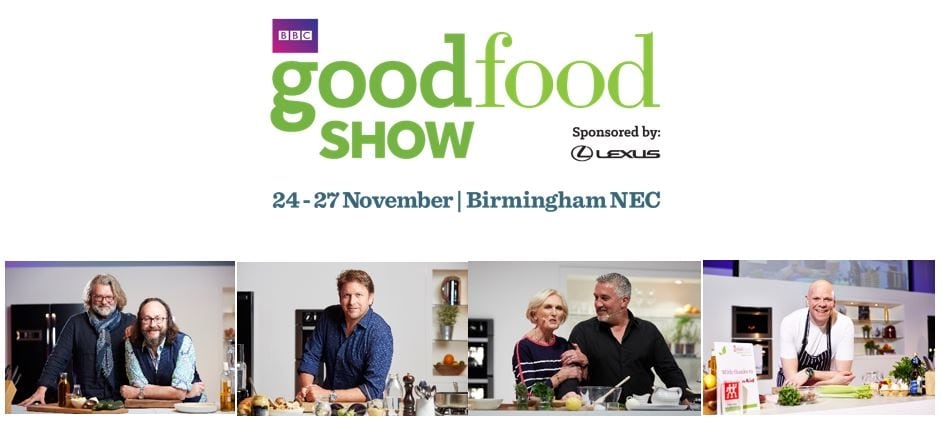 Flagship BBC Good Food Show Winter opens 24-27 November, NEC, Birmingham