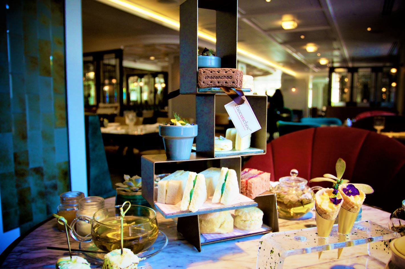 CHOC ON CHOC CELEBRATES NATIONAL AFTERNOON TEA WEEK WITH THE MARRIOTT PARK LANE HOTEL