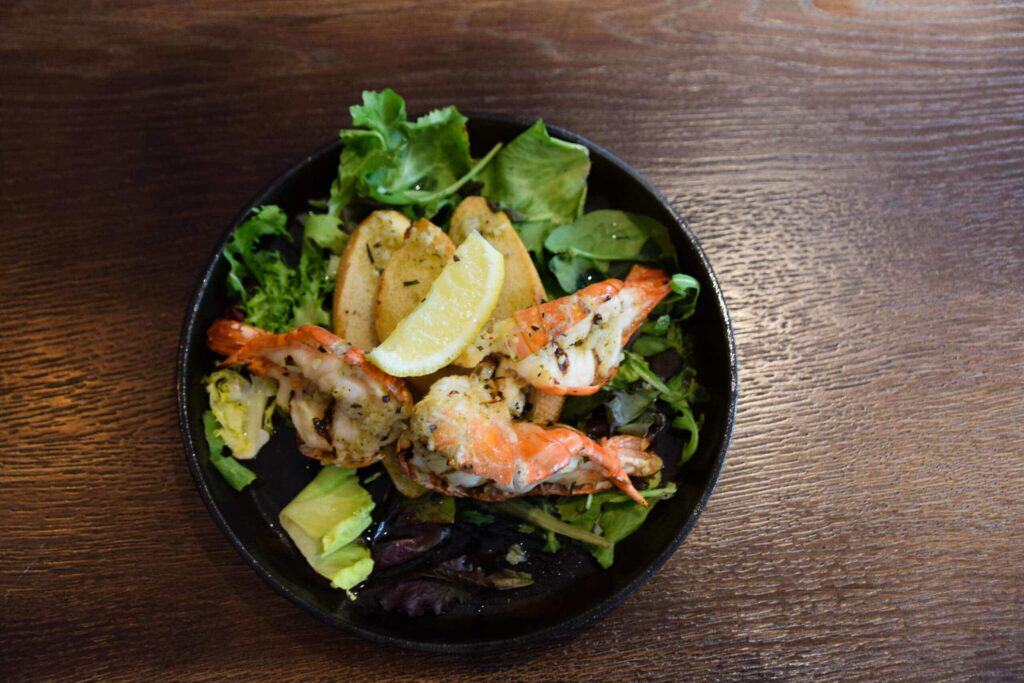 Garlic butter King prawns