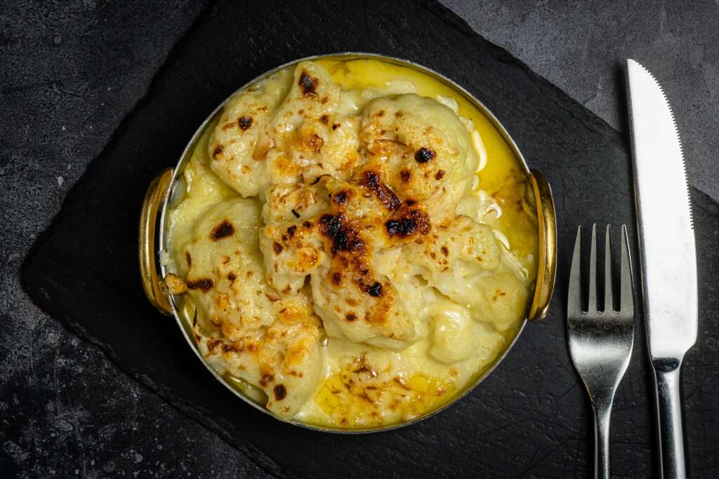Twice the Cheese Cauliflower Cheese from Sam's Chop House Manchester