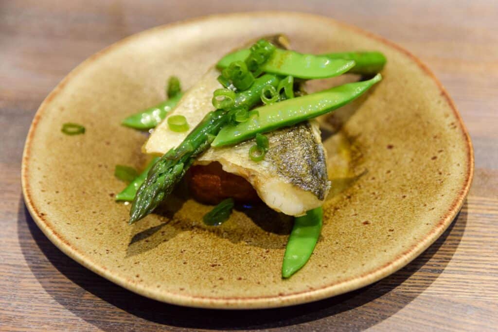 REVIEW: VIDA BY LORENTES, NOTTINGHAM 4 Grilled seabass at ViDa by Lorentes Nottingham