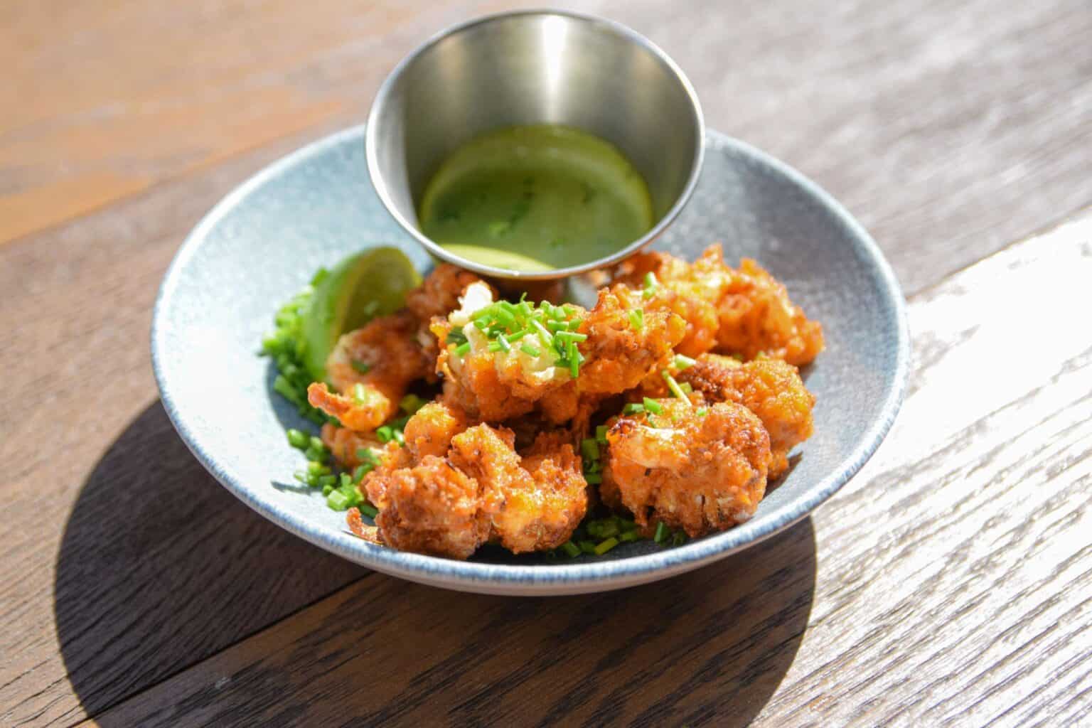 Wahaca battered buttermilk cauliflower jalapeno allioli