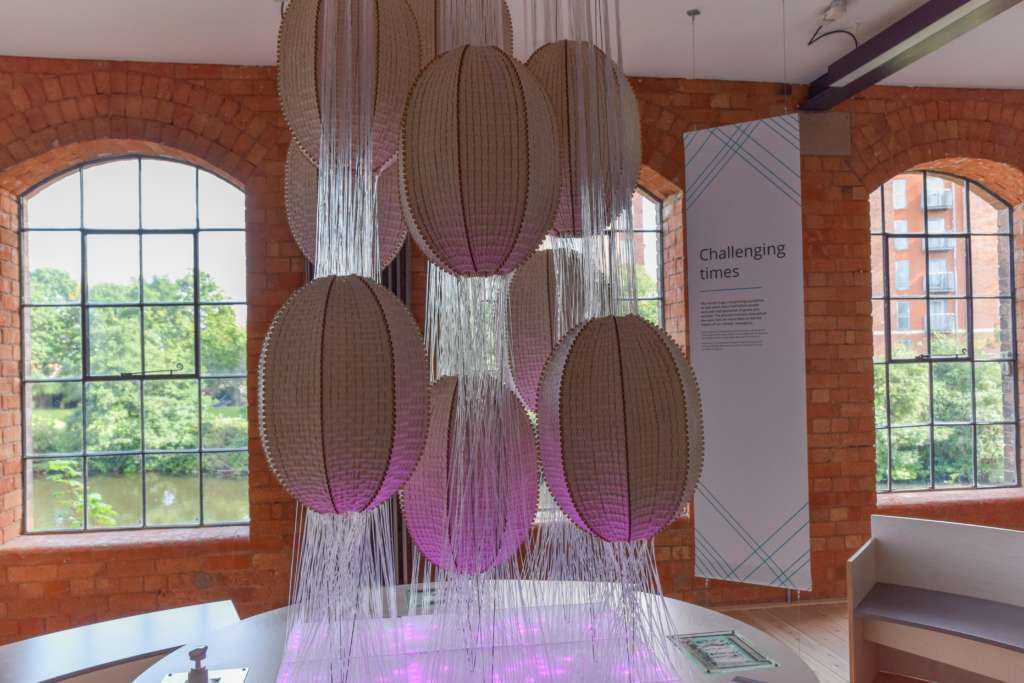 Interactive installation at Museum of Making, Derby