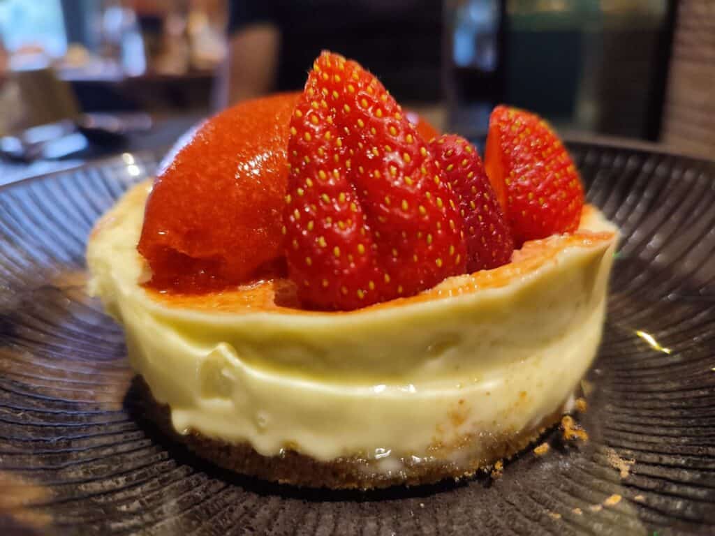 The Palfrey restaurant review: 'One of the best restaurants in the UK' and the only place in Derbyshire to stock Hampden Estate rum 5 Strawberry cheesecake