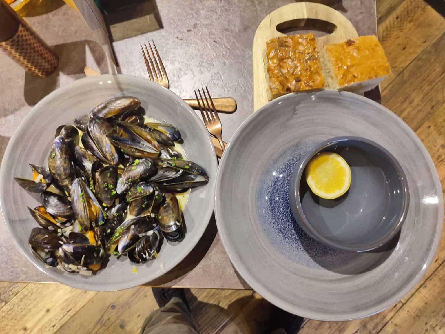 Shetland mussels at The Palfrey