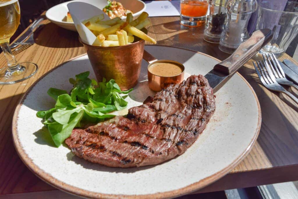 Bavette steak Bistrot Pierre