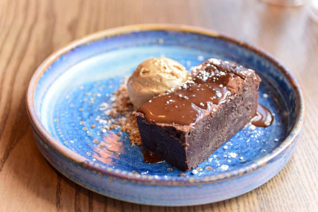 Chocolate brownie Bistrot Pierre